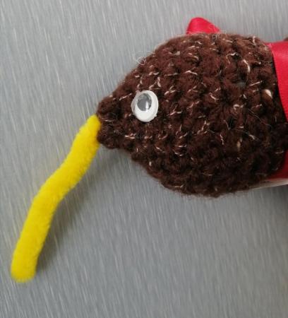 Image 4 of A Small Knitted Kiwi Soft Toy from New Zealand.