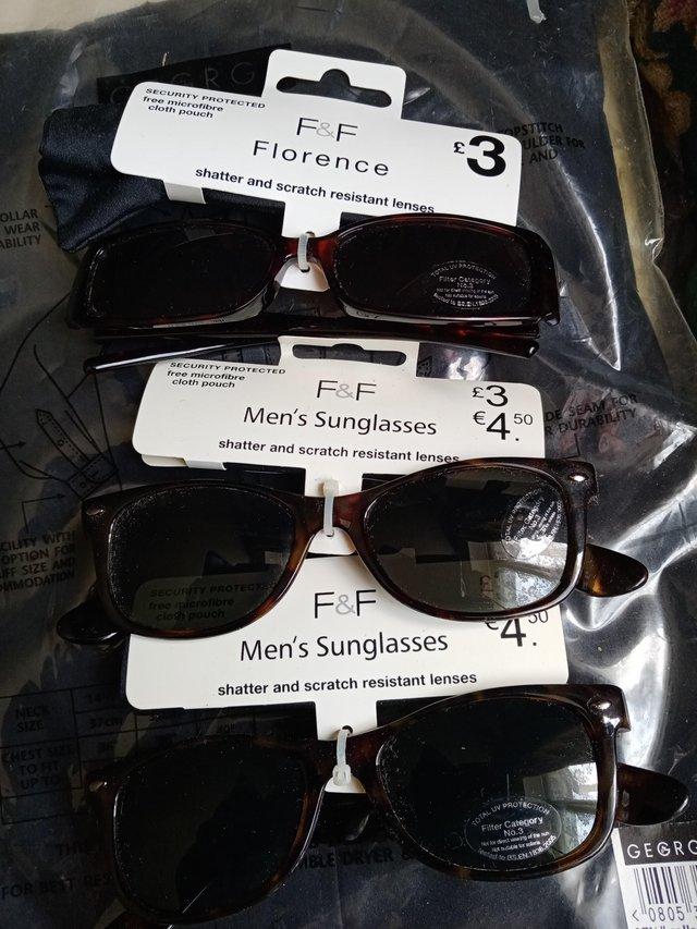 Preview of the first image of F&F unisex Sunglasses 3 pairs of brand new.