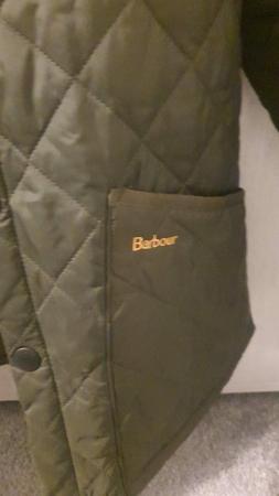 Image 2 of Barbour quilted jacketsize s like new worn couple times