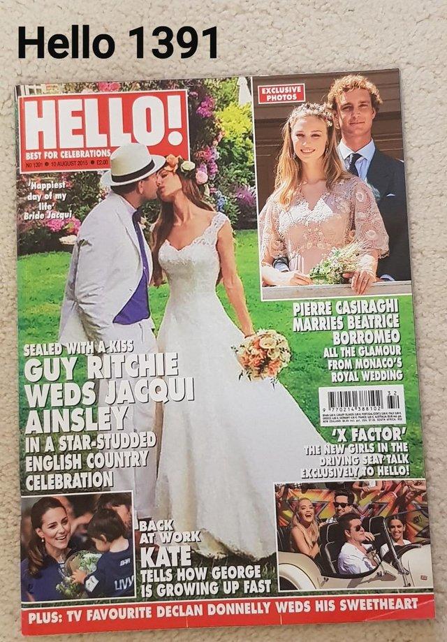 Preview of the first image of Hello Magazine 1391 - Guy Ritchie Weds Jacqui Ainsley.