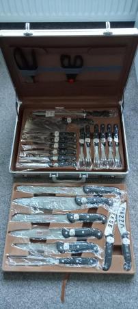 Image 1 of Prima 24 pcs deluxe knife set, never been out of case,