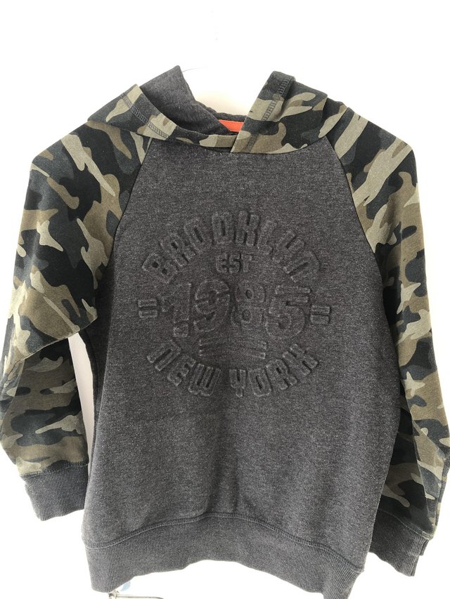 Preview of the first image of Camouflage boys’ hoodie.