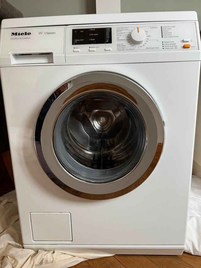 Preview of the first image of Miele W Classic washing machine.