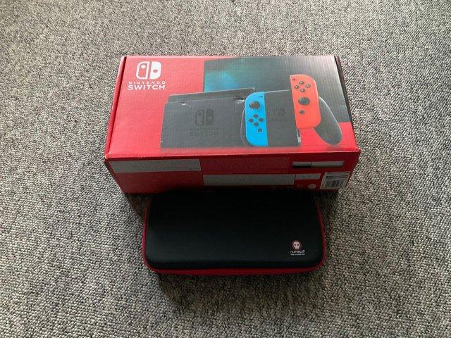 Preview of the first image of Nintendo switch for sale in good condition.