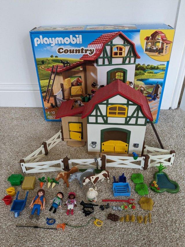 Preview of the first image of Playmobil 6927 Country Pony Farm.