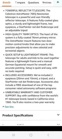 Image 1 of Celestron AstroMaster 76
