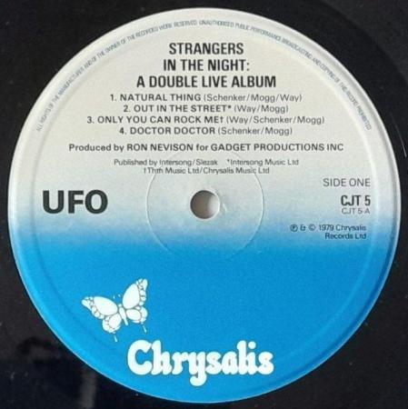 Image 2 of UFO ‘Strangers in the Night’ 1979 UK 1st Double LP. NM/EX