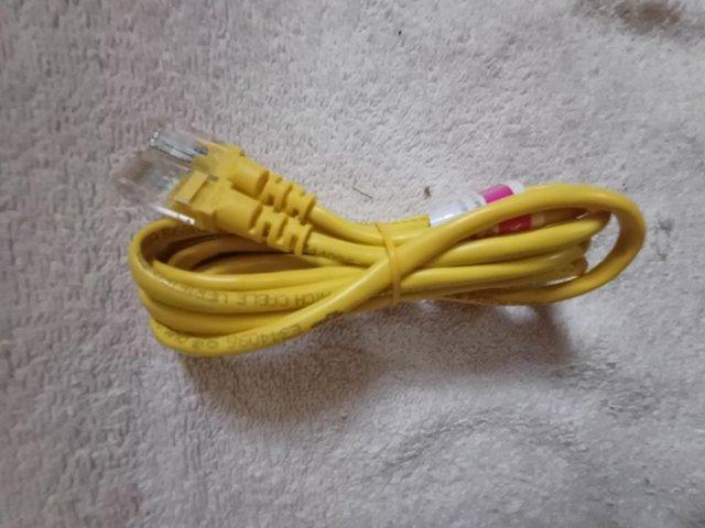 Preview of the first image of Ethernet RJ11 to RJ11 DSL Cable Telephone ADSL Router Lead.