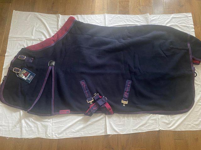 Preview of the first image of BNWT Shires cosy fleece rug 6’0”.