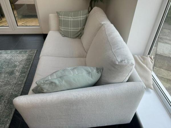 Image 3 of Kahlo 2 seater sofa - excellent condition - Cream
