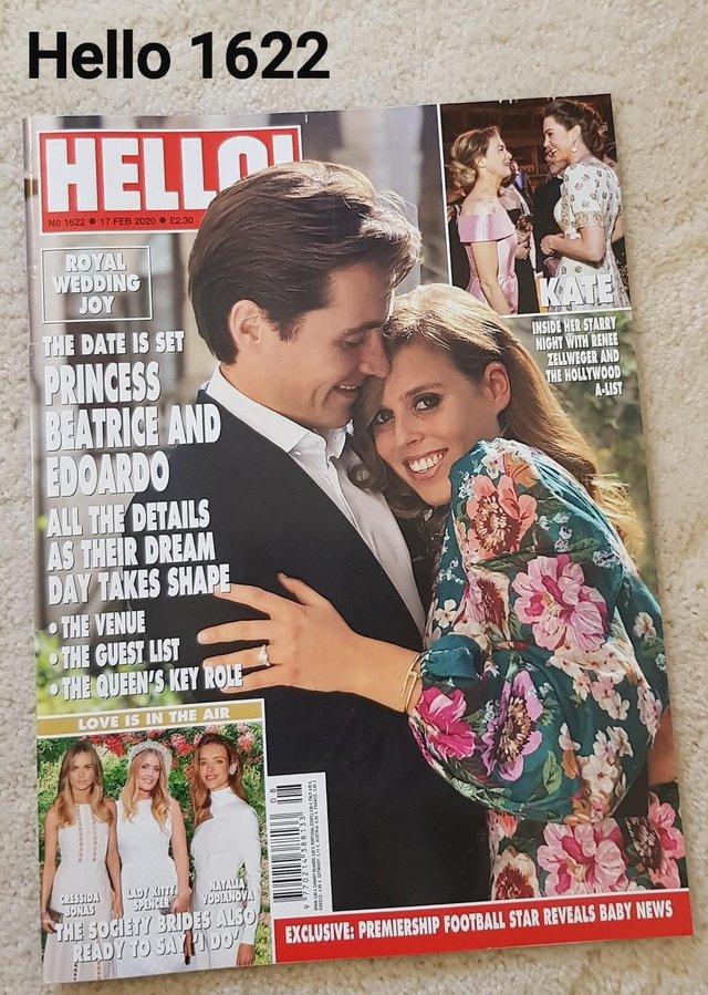 Preview of the first image of Hello Magazine 1622 - Princess Beatrice & Edoardo - Date Set.