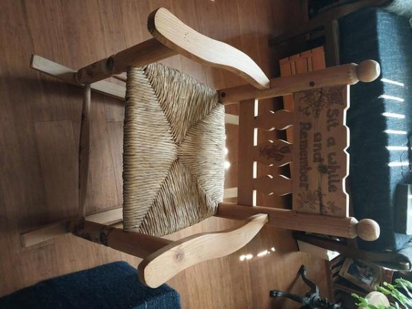 Image 1 of Hand decorated Rocking chair