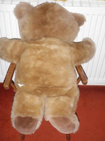 Image 3 of LARGE SOFT CUDDLY BROWN TEDDY BEAR