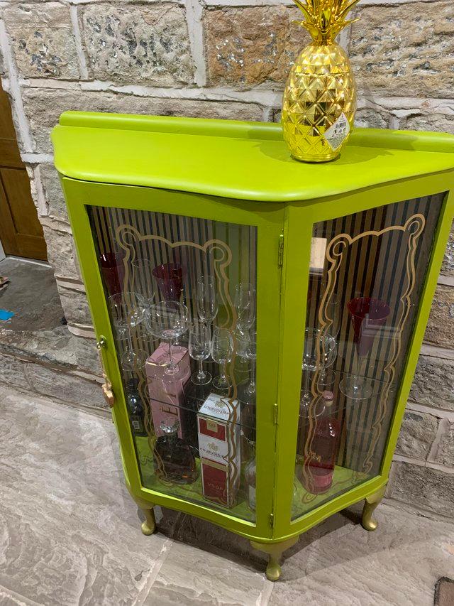 Preview of the first image of Gorgeous upcycled drinks cupboard.