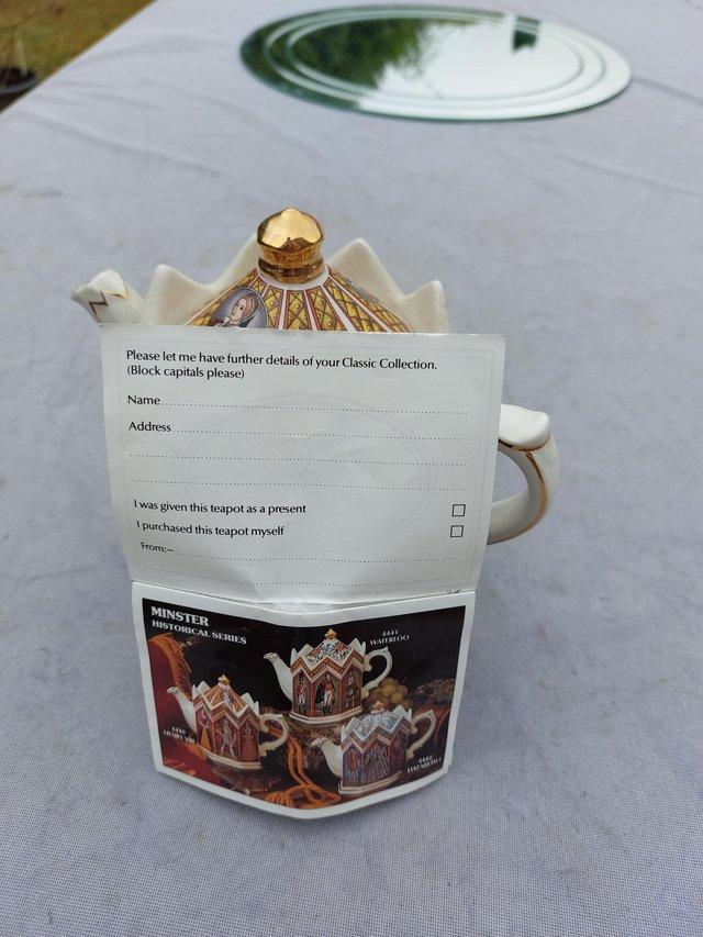 Preview of the first image of Tea Pot Henry VIII collectors teapot in mint condition..