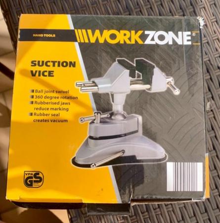 Image 1 of Workzone suction table top vice