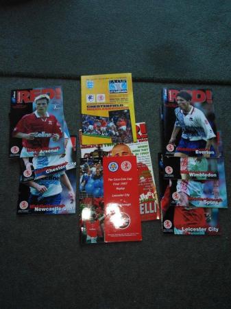 Image 2 of 1996/97 Boro programmes including final replay v Leicester