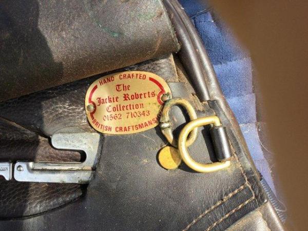 Image 2 of Saddle GP 17.5in English Leather