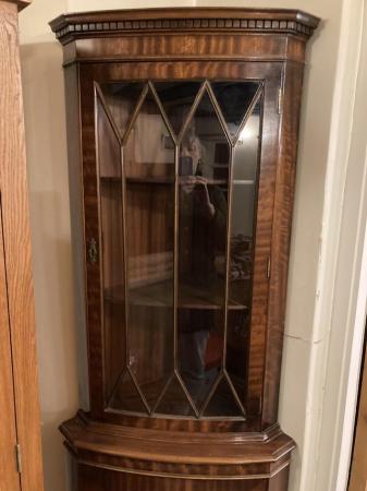 Image 2 of Antique drinks or display cabinet