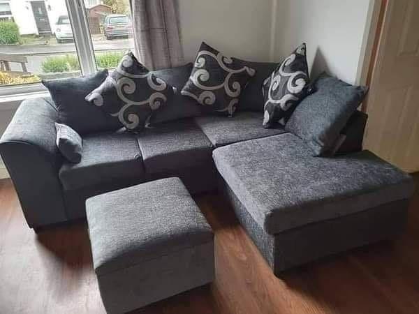 Image 1 of Dylan Chenille Corner Sofas AVailable For Sale Offer????