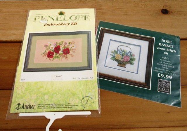 Image 1 of Embroidery and Cross Stitch kits