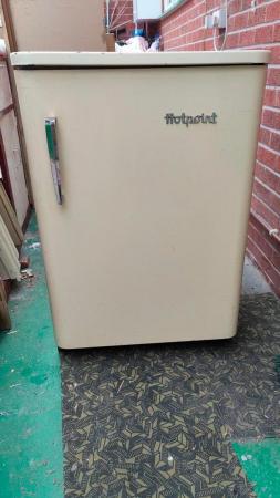 Image 3 of Retro Hotpoint Fridge with freezer box