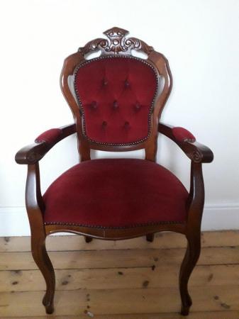 Image 8 of 2 x FRENCH ROCOCO STYLE CARVER CHAIRS