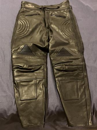Image 2 of Leather motorcycle trousers