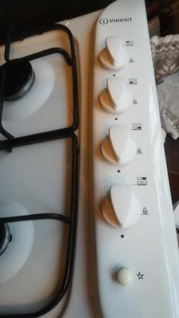 Image 2 of Indesit Gas Hob in working order, approx 7 years old