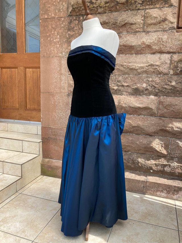 Preview of the first image of Beautiful Laura Ashley vintage evening gown.