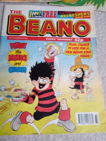 Image 3 of Original vintage Beano and Dandy comics x 9