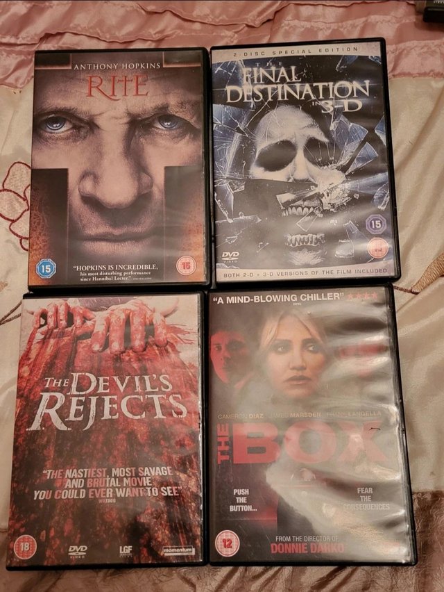 Preview of the first image of Dvd Films x 4 As shown in photos.