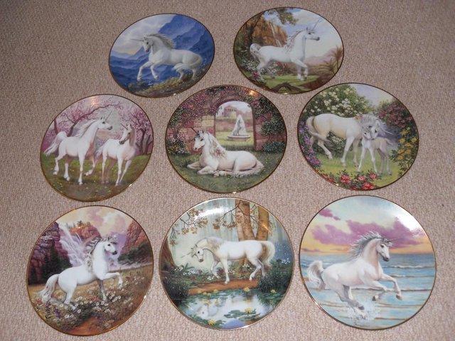 Preview of the first image of World of the Unicorn - Collector Plates.