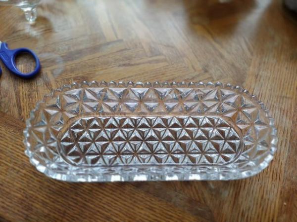 Image 2 of glass trinket/ dressing table trays