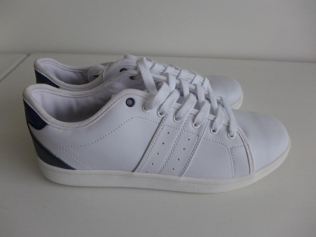 Preview of the first image of 4 pairs mens shoes, all new, all size 10 - may deliver.
