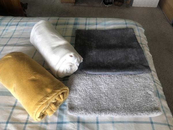 Image 2 of Fleece throws and cushion covers