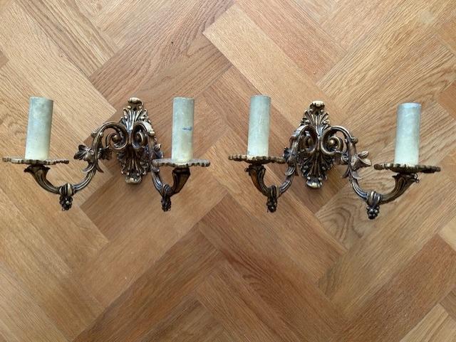 Preview of the first image of Antique French Wall Lights, wired.