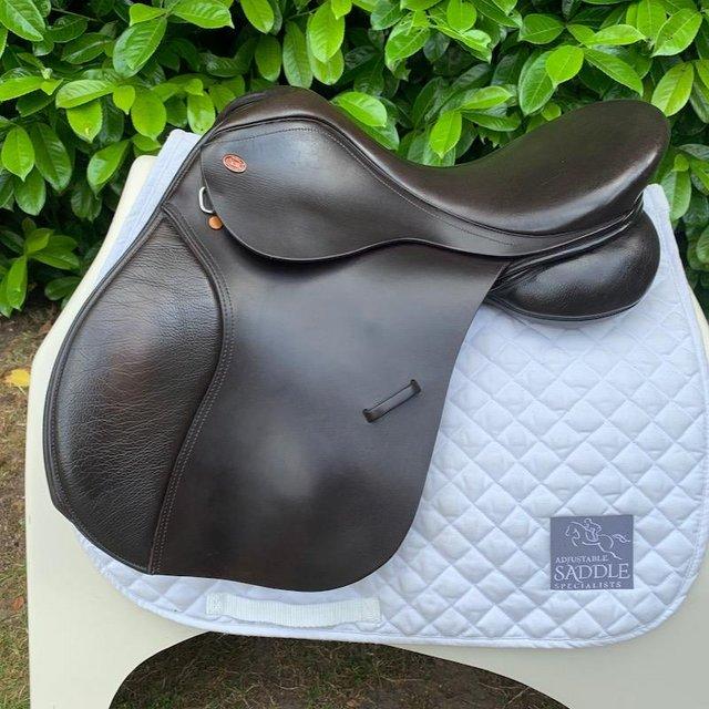 Preview of the first image of Kent & Masters 17 inch  High Wither Saddle.