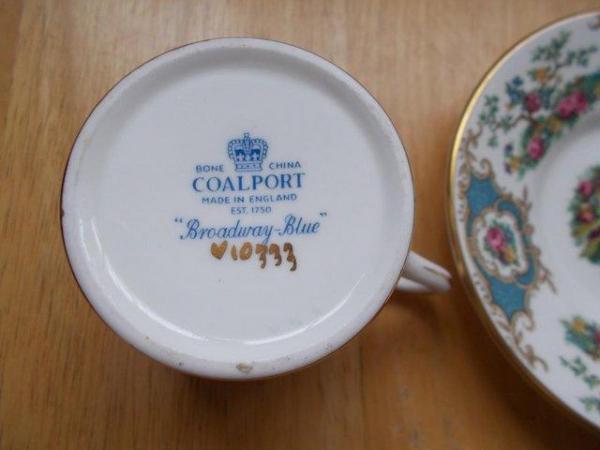 Image 1 of Coalport bone china coffee cup and saucer