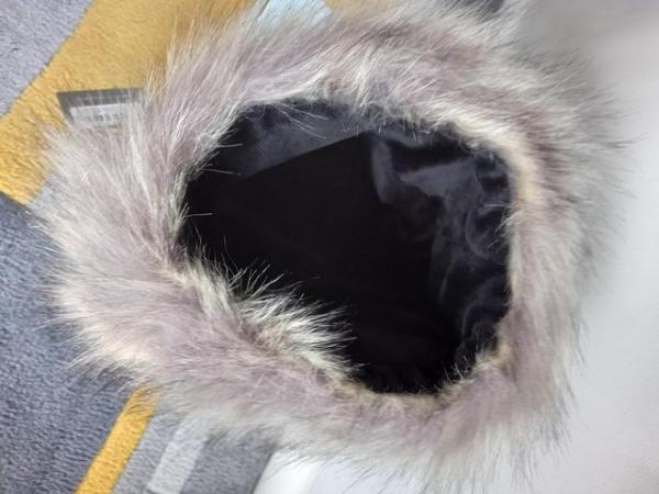 Image 3 of Ladiesfaux fur hat by Helen Moore