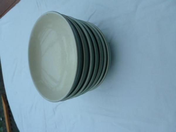 Image 3 of 7 Denby breakfast cereal bowls and one oval platter