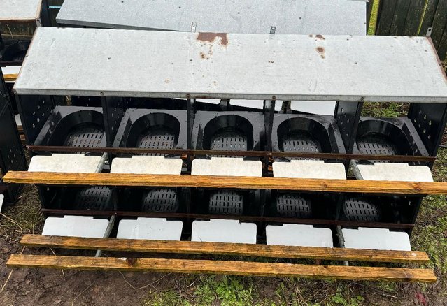 Preview of the first image of Chicken Nest Box 10 Bays roll out -Solway.