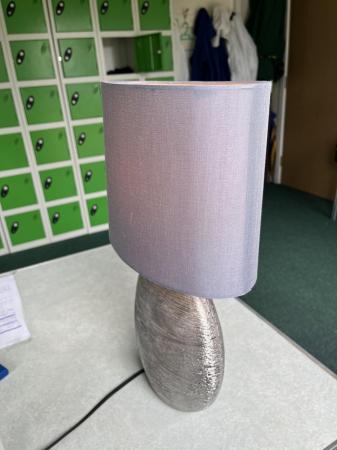 Image 2 of Table lamp with oval shade and oval base
