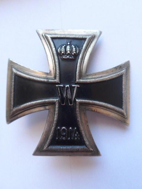 Preview of the first image of 1914 Iron Cross accredited to Ariel Goldblum 8/17.
