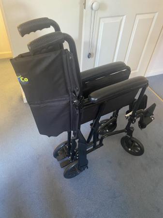 Image 2 of Folding Wheelchair with removable cushion