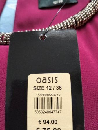 Image 3 of Oasis dress midi length brand new