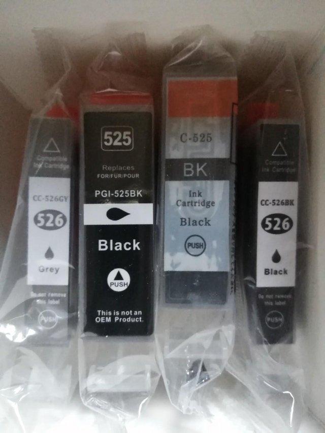 Preview of the first image of 4 Printer Inks for Canon MG6130 Printer.