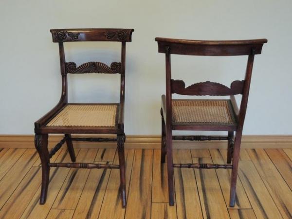 Image 7 of Pair of Regency Antique Chairs (UK Delivery)