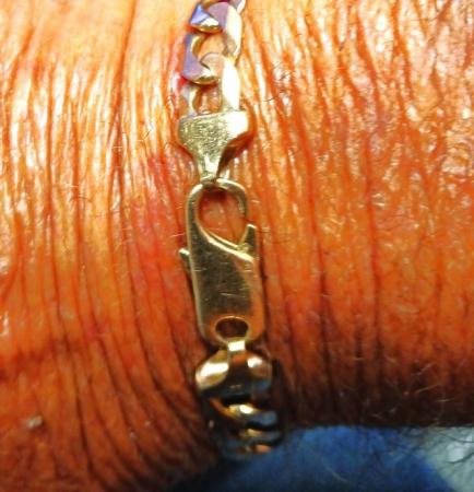 Image 9 of Solid gold mens bracelet 29gr
