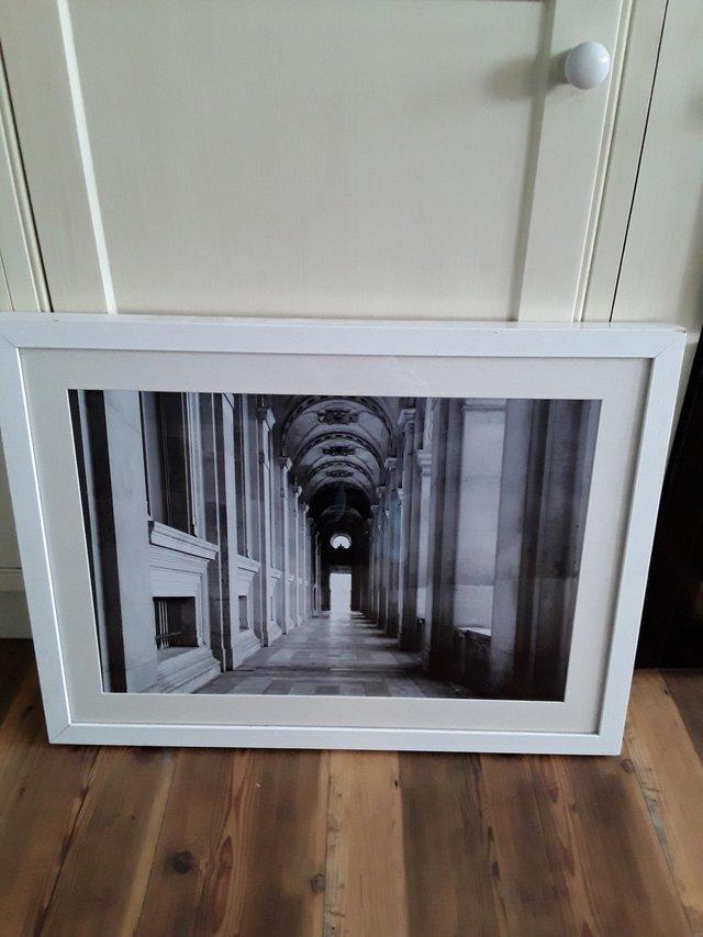 Preview of the first image of White Framed Pictures price each.